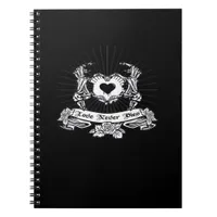 Skeleton Hand Minimal Linework Notebook
