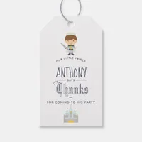 Our Little Prince Birthday Party Guest Favor Gift Tags