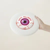 Funny Bloodshot Eyeball Happy Halloween Wham-O Frisbee