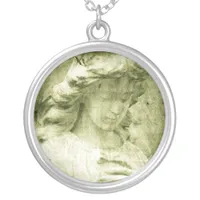 Angel 6 silver plated necklace