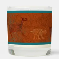 Southwest Canyons Petroglyphs Bobcat and Deer Herd Scented Candle