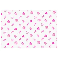 Valentine stamp up! tissue paper