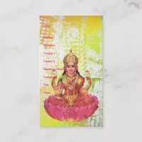 Peaceful Lotus Lady Business Card