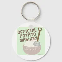 Official Potato Masher Keychain