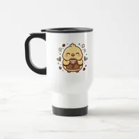 Cute Coffee Chick Travel Mug