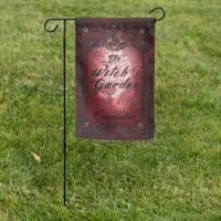 Personalized Witch's Garden Flag