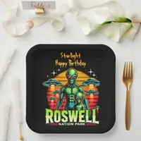 Roswell’s Alien Oasis Awaits You! Paper Plates