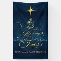 Family Christmas Karaoke Church Carols Service Banner