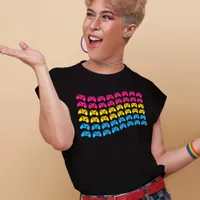 Gamer Video Game Controllers Pansexual Pride Flag  T-Shirt