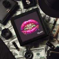 Empowering Lip Design with Bold Money Vibes Gift Box