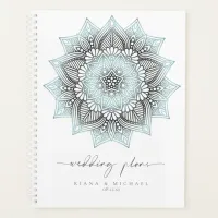 Mandala Lace Wedding Lt. Blue ID968  Planner