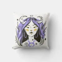 Taurus Throw Pillow