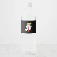 Funny For Halloween, Donald Costume Classic Water Bottle Label