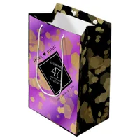 Elegant 47th Amethyst Wedding Anniversary Medium Gift Bag