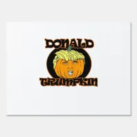 Donald  Halloween Costume Trumpkin Sign