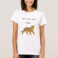 Just A Girl Who Loves Cat T-Shirt