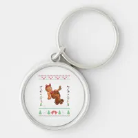 Tis The Season To Be Naughty Christmas  Keychain
