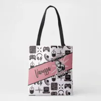 Personalized Gamer Girl | Gaming  Tote Bag