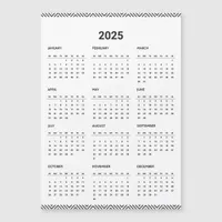 2025 Calendar Year Full Business Logo Modern Basic