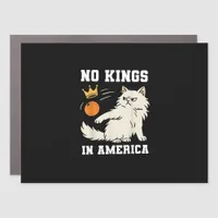Funny No Kings in America Retro Classic Style Car Magnet