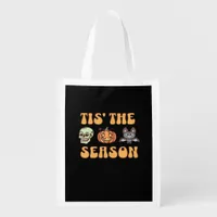 Tis The Season Halloween Grocery Bag