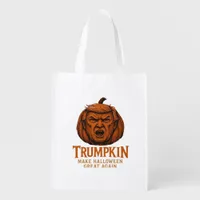 Trumpkin... Make Halloween Great Again Grocery Bag