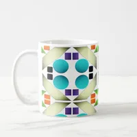 Geometric Abstract Multicolored Minimalism Coffee Mug