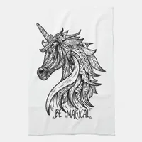 Be Magical Unicorn Kitchen Towel