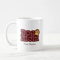 Dog Mom Logo Coffee Mug