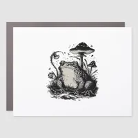 Goblincore Frog Minimal Classic Design Car Magnet