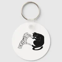 Till Death Cats Do Us Part Classic Keychain