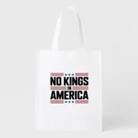 No Kings In America USA Creative Style Grocery Bag