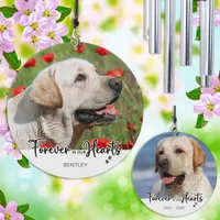 Forever in our Hearts - Dog Photo Pet Memorial Wind Chime