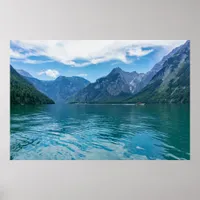 The Königssee in Bavaria, Berchtesgaden Poster