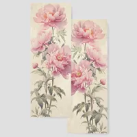 Peony November Birth Month Flower Two-sided Bookmarks