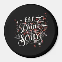 Savage Halloween Spooky Aesthetic Graphic Style Magnet