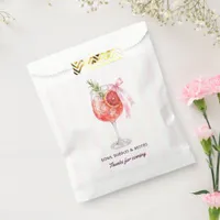 Preppy Coquette Bubbles & Besties Bachelorette Favor Bag