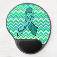 Myasthenia Gravis Awareness Ribbon Mouse Pad