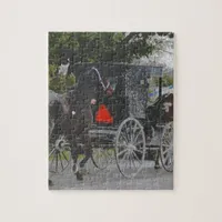 Getting the New Horse Home The Amish Way Jigsaw Puzzle