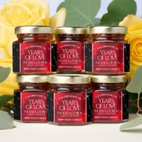 Elegant 42nd Jasper Wedding Anniversary Honey Jar Favors
