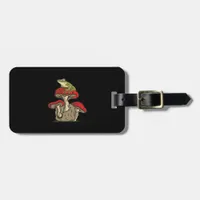 Frog  Mushroom Cottagecore Classic Luggage Tag