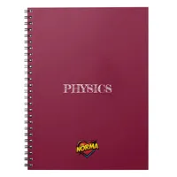 Norma Heart Maroon Notebook
