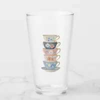 Time for Tea Bridal Shower Glass Tumbler