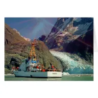 Alaskan Mountain View with Boat