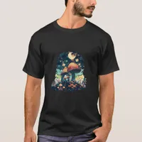 Cottagecore And Aesthetic Goblincore Mushroom Fair T-Shirt
