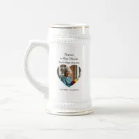 Photo and Poem Sentimental Memorial Beer Stein