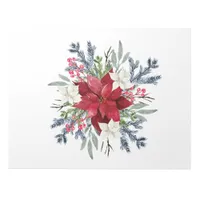 Poinsettia Festive Notepad