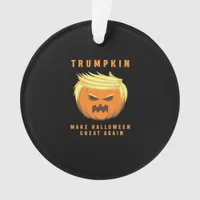 Trumpkin Make Halloween Great Again Fitted Ornament