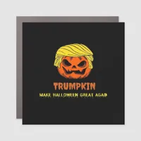 Trumpkin Make Halloween Great Again Short Funny Ha Car Magnet