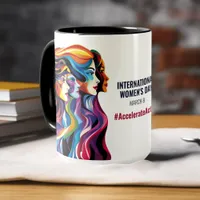 Women Faces Art | International Women's Day | IWD Mug